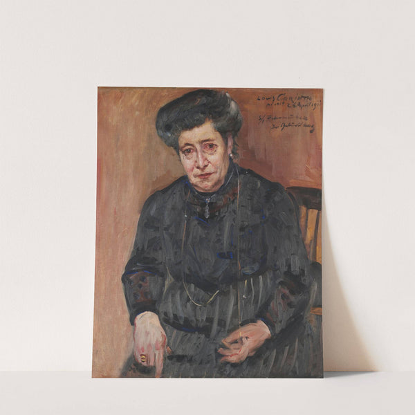 Damenporträt (Portrait of the artist’s mother-in-law) (1911) by Lovis Corinth