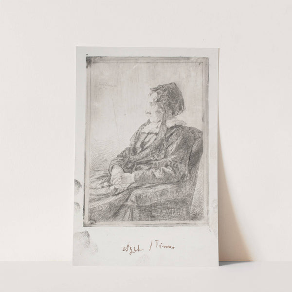 Dameportræt (1881) by Carl Bloch