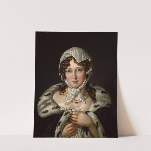 Dameportrett, Signora Contessa di Mollinasko by Jacob Munch