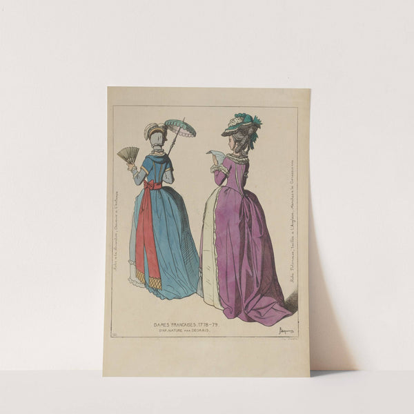 Dames Francaises. 1778-79 by Raphaël Jacquemin