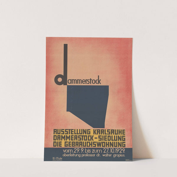 Dammerstock, Ausstellung Karlsruhe, Dammerstock-Siedlung, Die Gebrauchswohnung by Kurt Schwitters