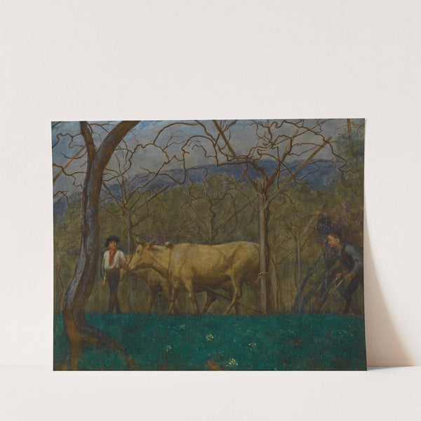 Dämmerung Am Gardasee (Dusk On Lake Garda) (1906) by Hans Thoma