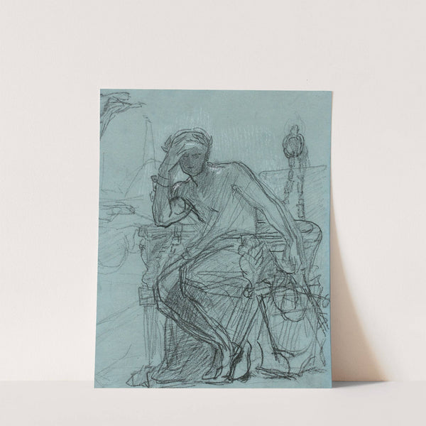 Damoclès assis by Thomas Couture