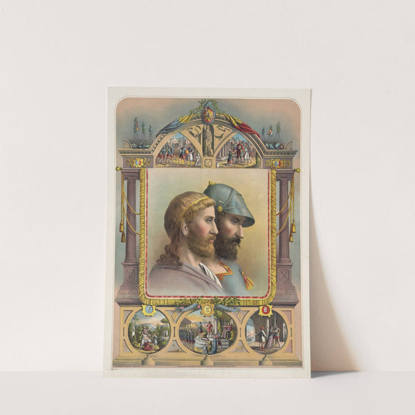 Damon and Pythias by Strobridge & Co. Lith.