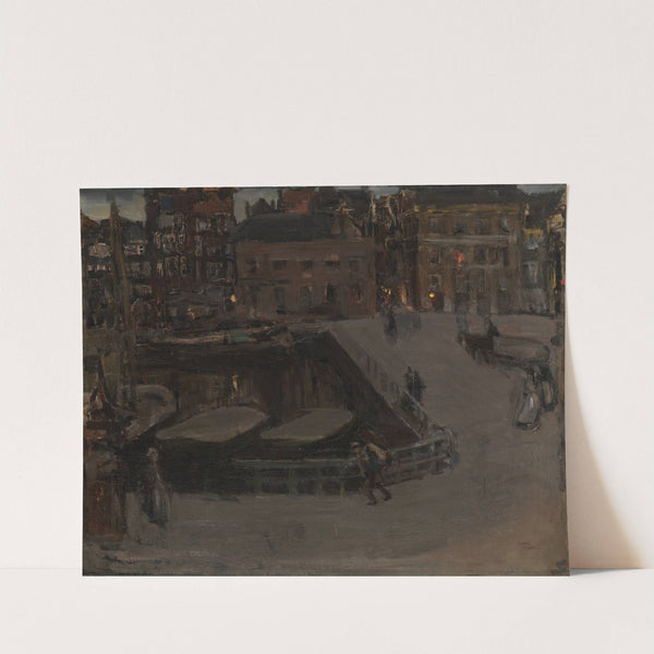 Damrak at night by Isaac Israëls