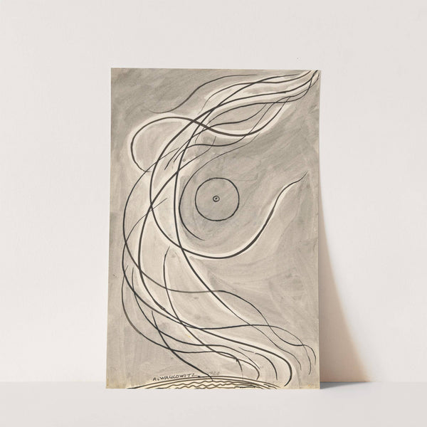 Dance Abstraction; Isadora Duncan (or ‘Rhythmic Line’) (1920) by Abraham Walkowitz