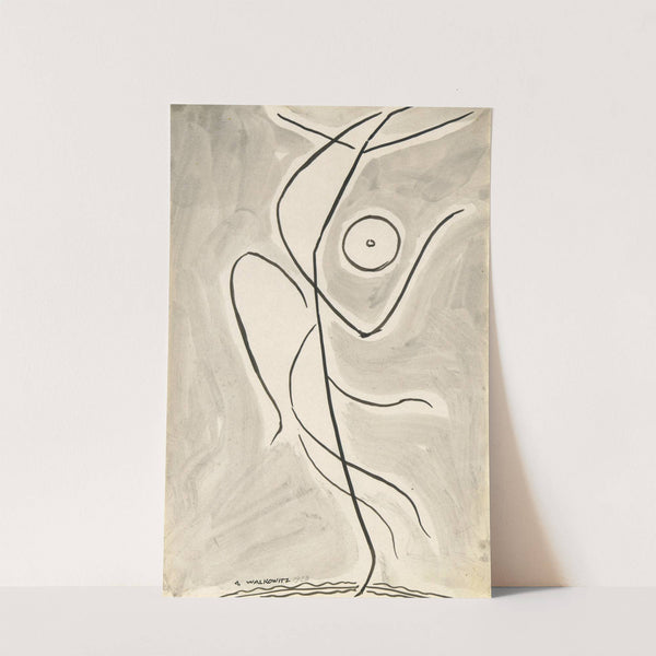 Dance Abstraction; Isadora Duncan (or ‘Rhythmic Line’) (1920) by Abraham Walkowitz