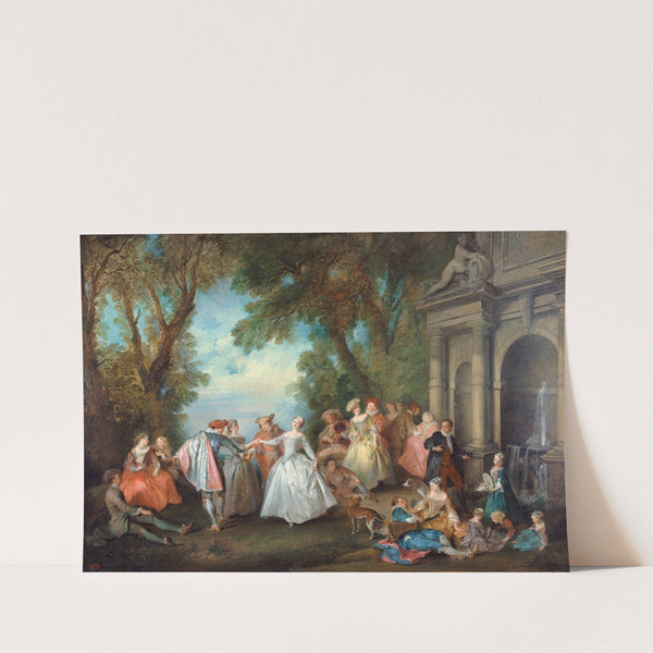 Dance before a Fountain by Nicolas Lancret