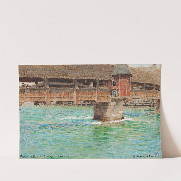 Dance Of Death Bridge, Lucerne (1909) by Albert Goodwin
