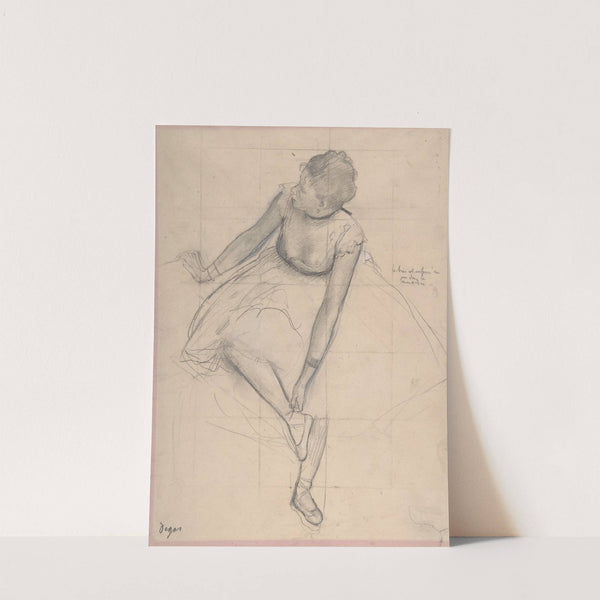 Dancer Adjusting Her Slipper (1873) by Edgar Degas