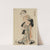 Dancer as Kuzunoha, Fox Spirit Disguised as a Woman by Katsukawa Shun'ei
