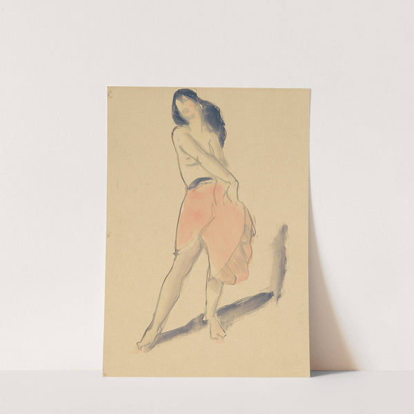 Dancer in a Red Skirt, No. 2 by Robert Henri