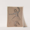 Dancer on Stage and in Motion (c.1880–85) by Edgar Degas