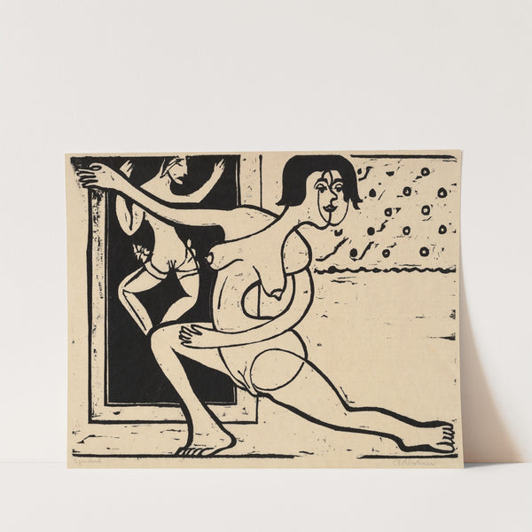 Dancer Practicing (1934) by Ernst Ludwig Kirchner