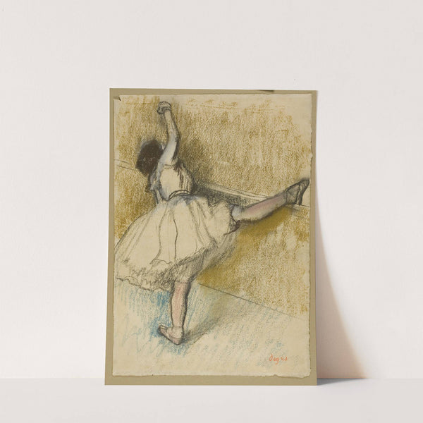 Dancer Stretching at the Bar (1877-80) by Edgar Degas