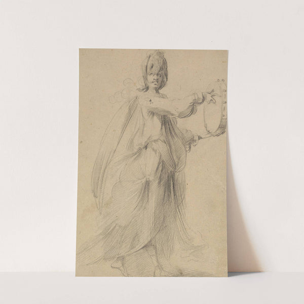 Dancer with a Tambourine (c. 1615) by Jacques Bellange