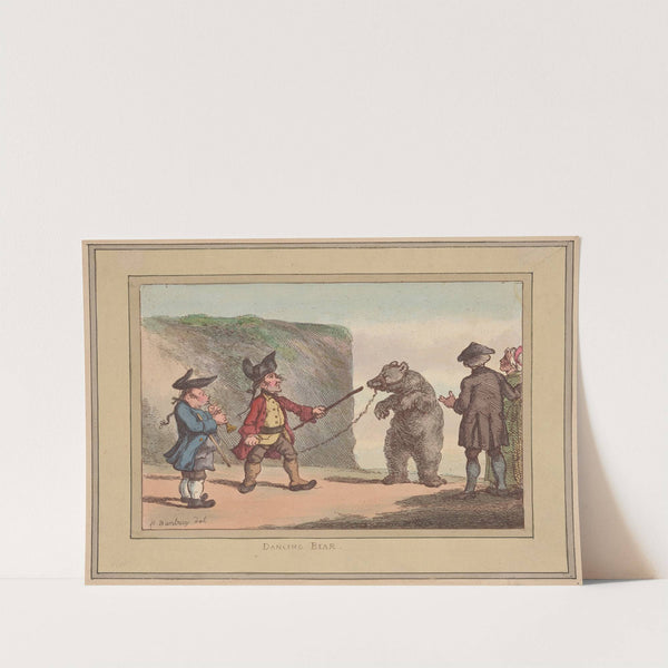 Dancing bear. by Henry William Bunbury