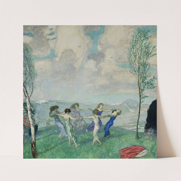 Dancing circle (1910) by Franz von Stuck