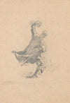 Dancing Cossack, study of a figure for the painting “The Lisowczycy camp” (1872)