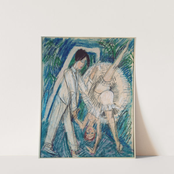 Dancing Couple (ca. 1914) by Ernst Ludwig Kirchner