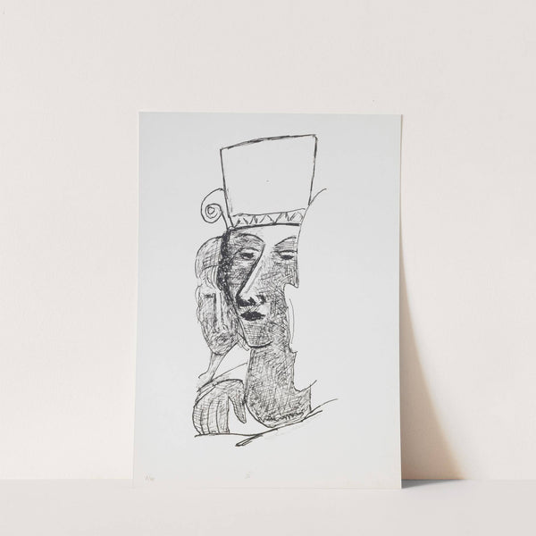 Dancing Couple, plate 7 from the portfolio ‘Day and Dream’ (1946) by Max Beckmann