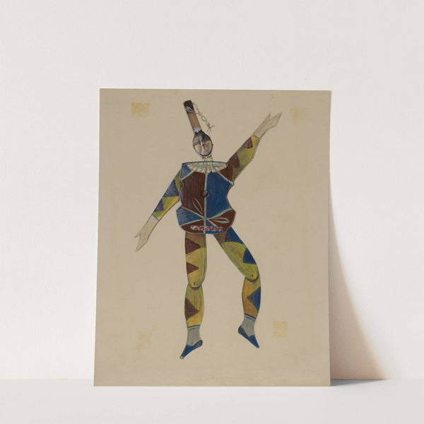 Dancing Doll – Harlequin (c. 1936) by Mina Lowry