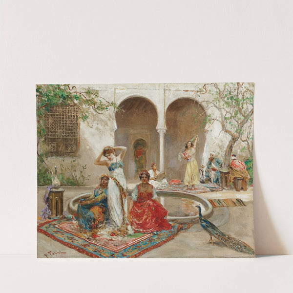 Dancing In The Harem Courtyard by Fabio Fabbi