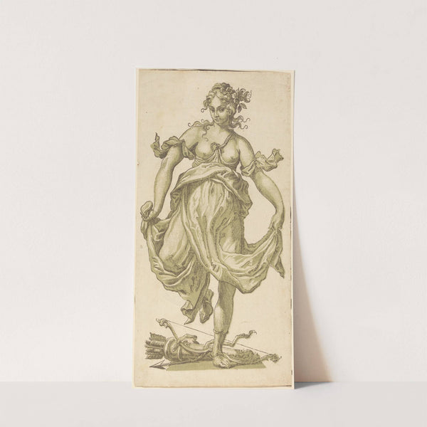 Dancing Nymph with Bow and Arrows by John Baptist Jackson