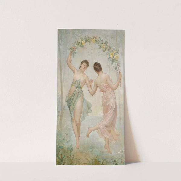 Dancing Nymphs by Émile Charlet