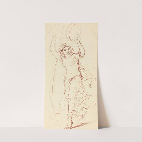 Dancing Woman with a Tambourine by William Edward Frost