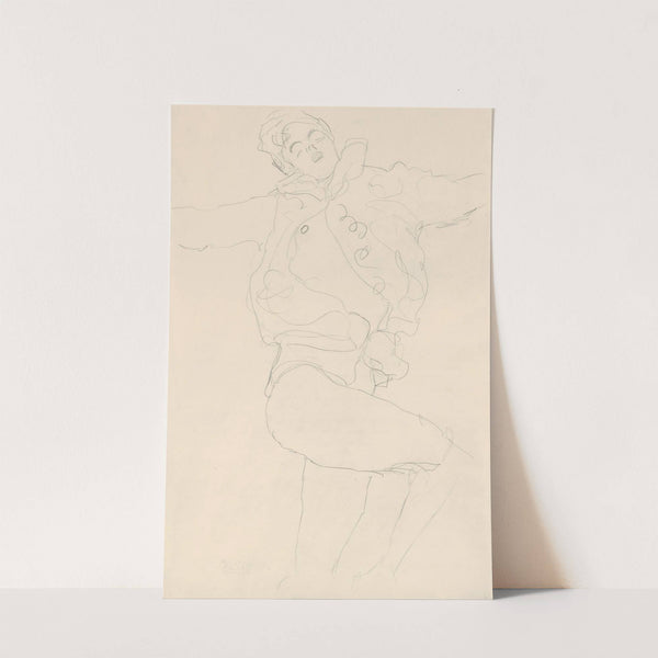 Dancing Woman with Cape by Gustav Klimt