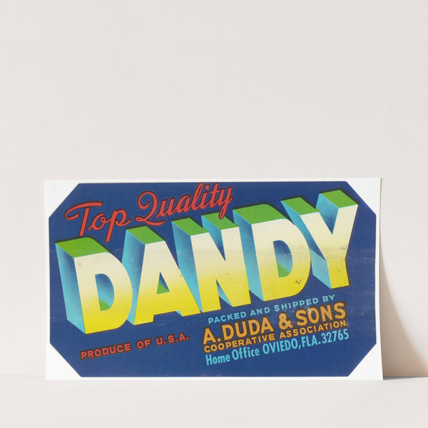 Dandy Produce Label (1930-1950)