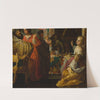 Daniel and king Cyrus before Bel (Daniel 14-1-2) (1637) by Bartholomaus Strobel