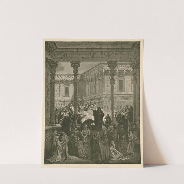 Daniel confounding the priests of Bel (1860) by Gustave Doré