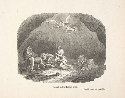 Daniel in the lion’s den