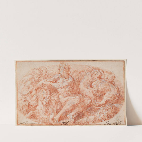 Daniel in the lion’s den (ca. 1531 – 1535) by Parmigianino