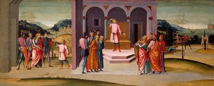 Daniel Saving Susanna, the Judgment of Daniel, and the Execution of the Elders (c. 1500)