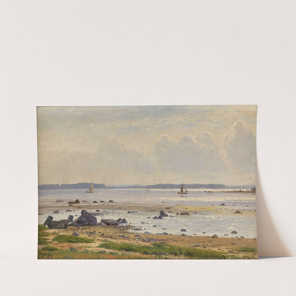 Dänische Ostseeküste am Roskildefjord, Seeland by Anton Erik Christian Thorenfeld