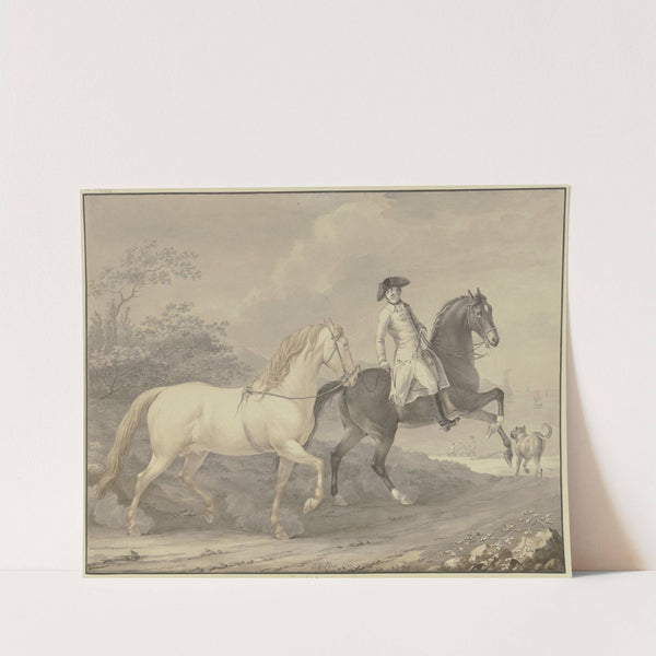 Danish horses (1794) by Johann Georg Pforr