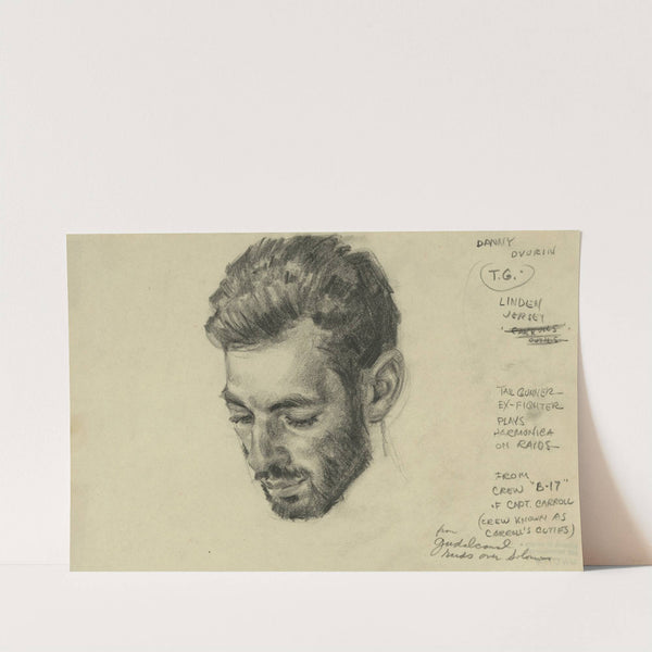 Danny Dvorin 'T.G.' Linden Jersey by Howard Brodie