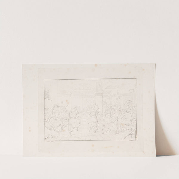 Dans i et osteri by Carl Edvard Sonne