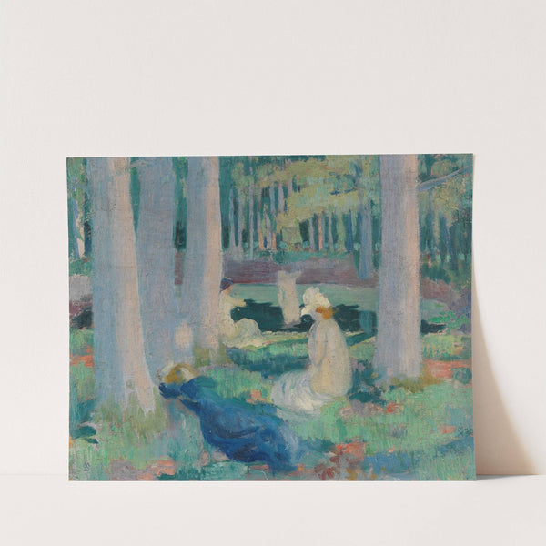 Dans la Forêt (Baignade à la Mare aux Canes) (1898) by Maurice Denis