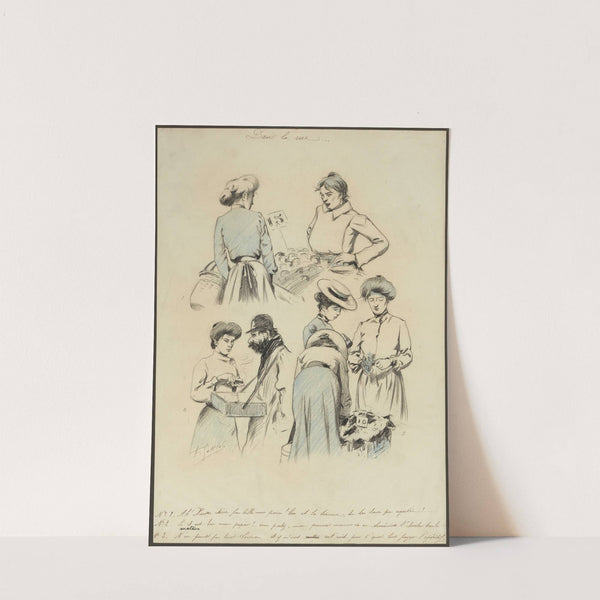 Dans la rue (1903) by Fernand Louis Gottlob