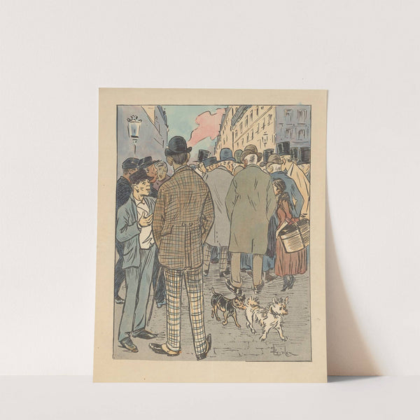 Dans la Rue (1891) by Théophile Alexandre Steinlen
