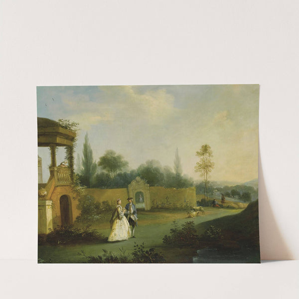 Dans le Jardin by Hubert-François Gravelot