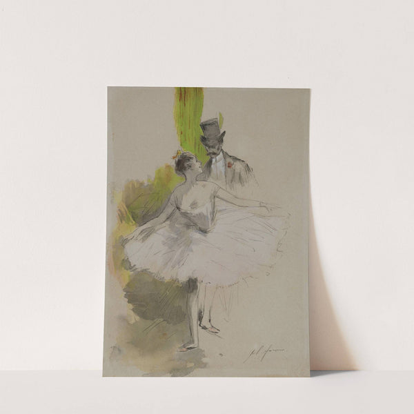 Dans les coulisses by Jean-Louis Forain