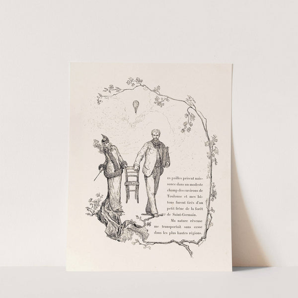 Dans les nuages. Impressions d’une chaise (1878) by Georges Jules Victor Clairin