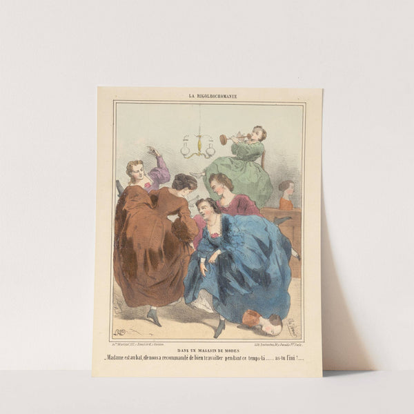 Dans un magasin de modes (1850) by Charles Vernier