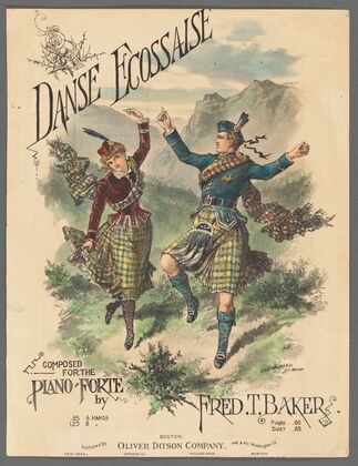 Danse ecossaise, composed for the piano-forte by Fred. T. Baker (1900-1930)
