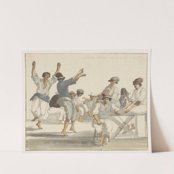 Dansende maltezer matrozen (1778) by Abraham-Louis-Rodolphe Ducros